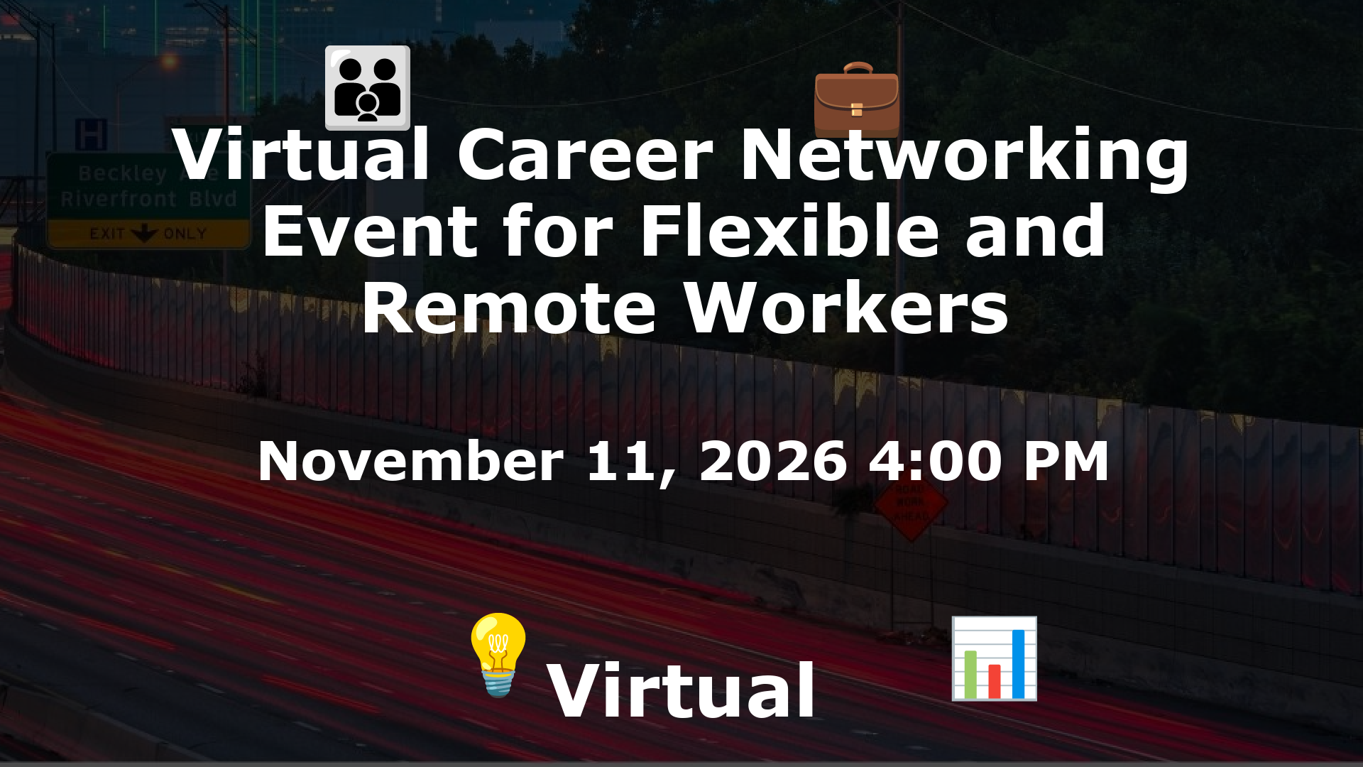 Virtual Career Networking Event for Flexible and Remote Workers event image